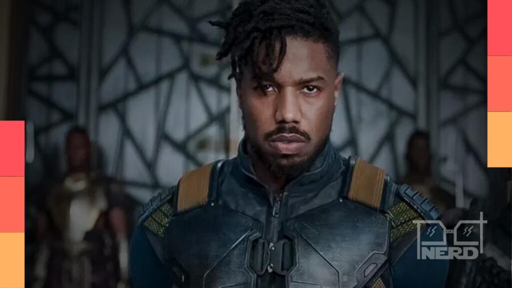 Michael B. Jordan e David Jonsson no contexto do Pantera Negra 3, com foco na escalação de David Jonsson como novo Pantera Negra do MCU