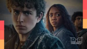 Percy Jackson e seus aliados em pôster da 3ª temporada de Percy Jackson e os Olimpianos revelado na SDCC