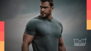 Alan Ritchson em destaque no pôster da 4ª temporada de Reacher divulgado pelo Prime Video