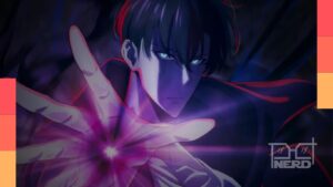 Sung Jinwoo em uma cena épica de Solo Leveling, representando a franquia da web novel ao live-action da Netflix