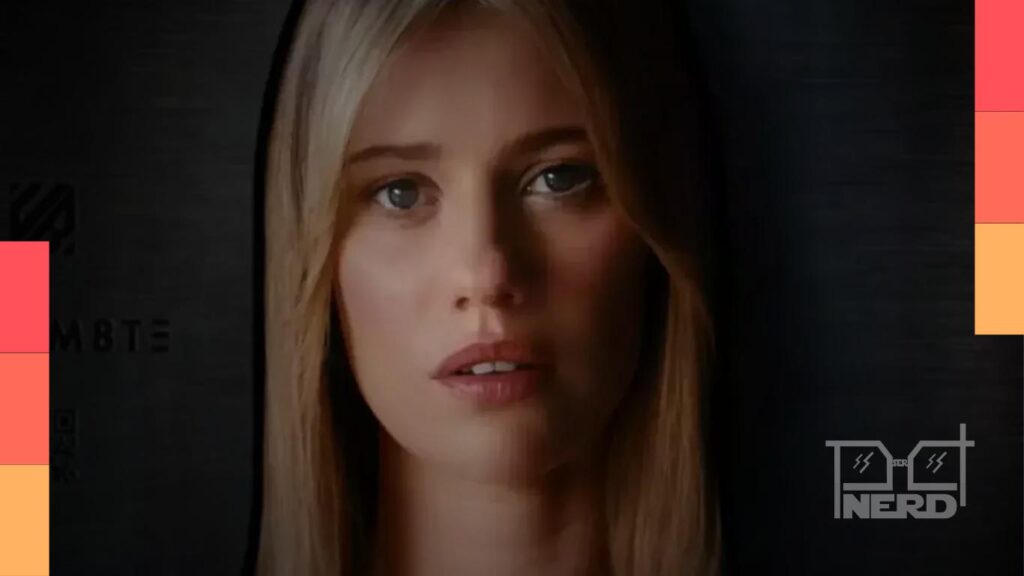 Imagem promocional de SOULM8TE, spin-off de M3GAN, com atmosfera de thriller sci-fi e androide