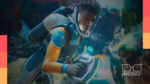 Ilustração de Subnautica 2 com cenário subaquático e menção a bônus após acordo da Krafton e Unknown Worlds
