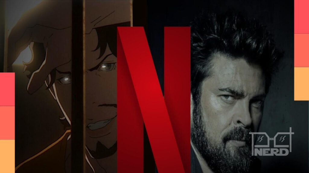 Cena de Super Crooks, anime da Netflix, com clima de ação e personagens criminosos com superpoderes