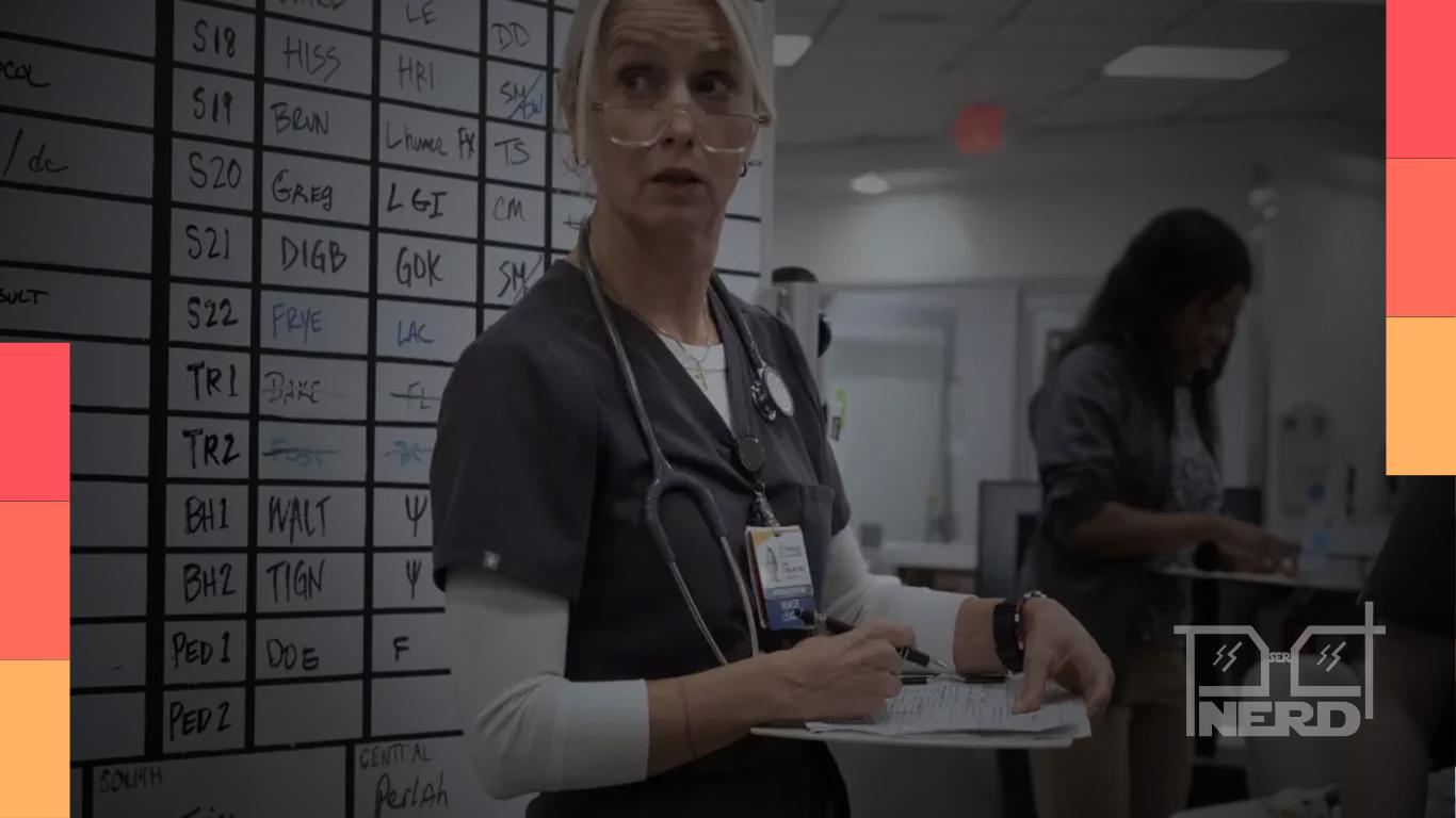Equipe de médicos em clima de plantão em The Pitt com destaque para as indicações ao Emmy 2026