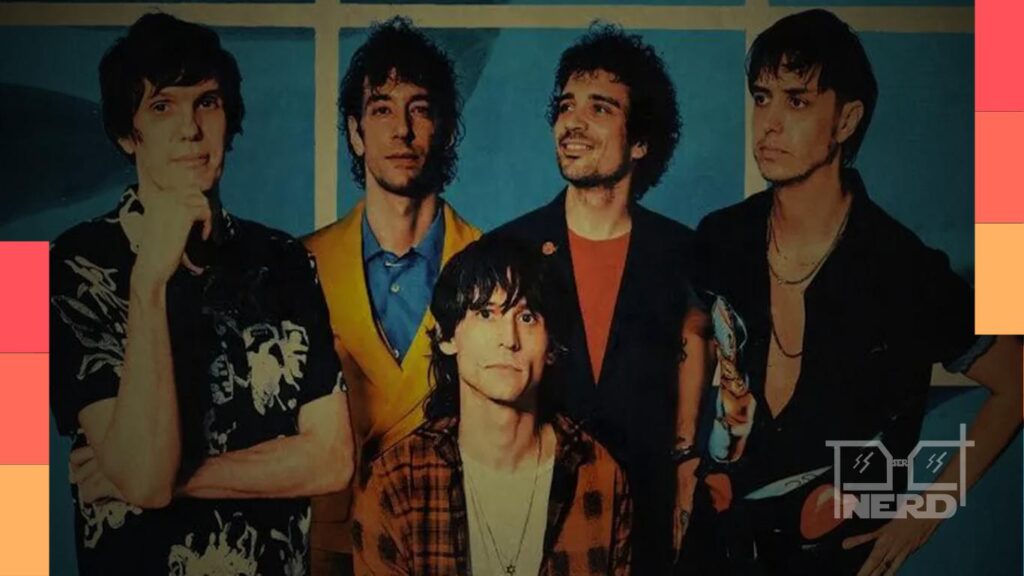 Capa e destaque do álbum Reality Awaits do The Strokes