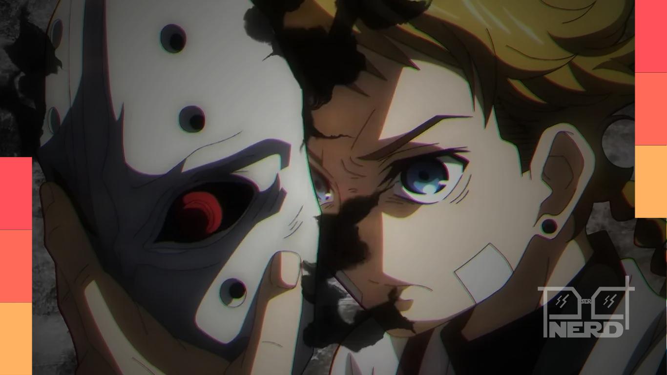 Cartaz de The Vermilion Mask com anúncio do segundo trailer oficial da Crunchyroll