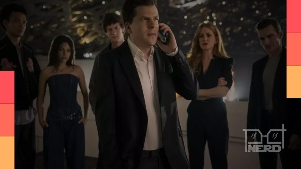 Jesse Eisenberg como Danny Atlas em Truque de Mestre