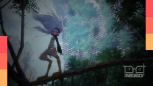 Imagem promocional do teaser do anime Tsugumi Project (Tora Tsugumi) com tema pós-apocalíptico