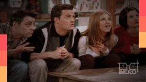 Cena promocional de Friends com elenco e clima de nostalgia no retorno à Netflix