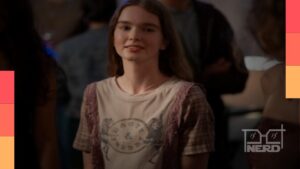Summer Howell caracterizada como Carrie White em Carrie, a Estranha