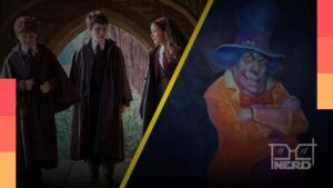 Peter Serafinowicz interpretando Pirraça na série de Harry Potter da HBO Max