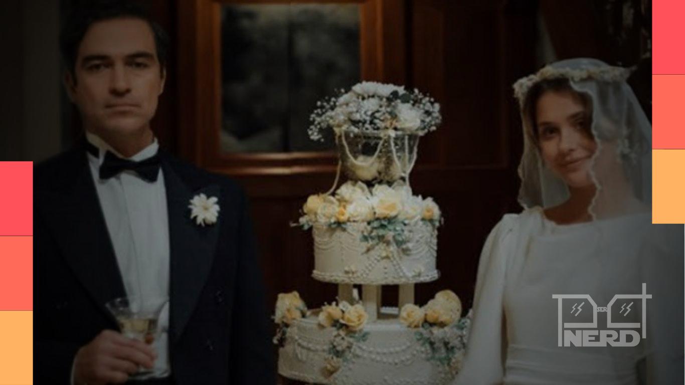 Imagem relacionada à série A Casa dos Espíritos com personagens da família Trueba e atmosfera dramática