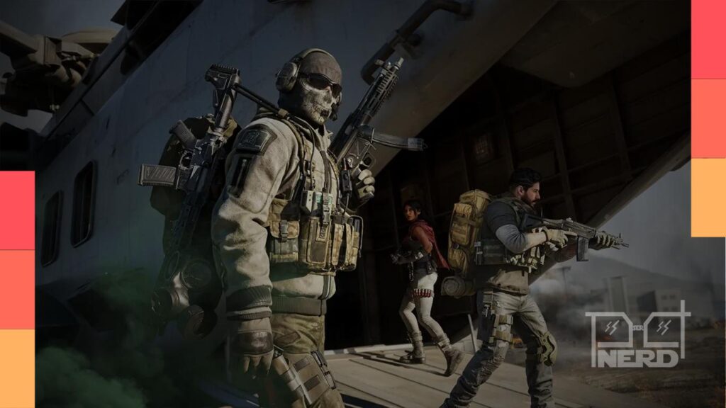 Imagem promocional do filme de Call of Duty ambientado em Modern Warfare com data de estreia em 30 de junho de 2028