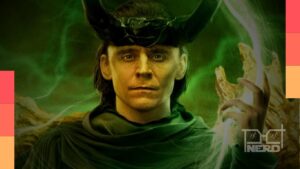 Loki usando uniforme da TVA em Vingadores: Doutor Destino, com referência à cena associada ao Capitão América