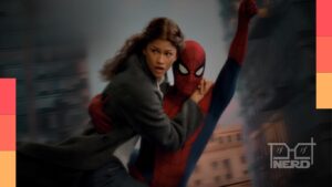 Ilustração com datas do calendário da Marvel 2026 e destaques para Homem-Aranha: Um Novo Dia, VisionQuest e Vingadores: Doutor Destino