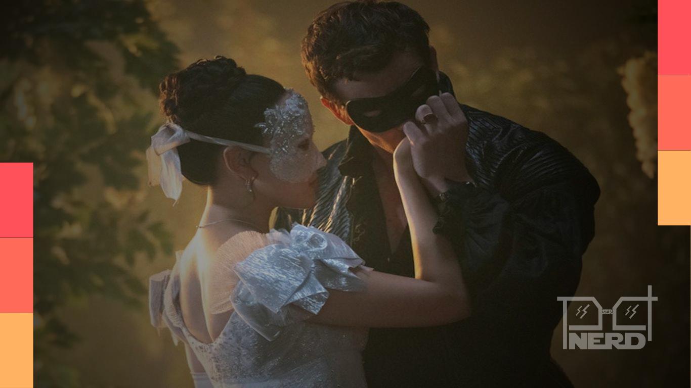 Imagem temática com os títulos Dele & Dela, Bridgerton e Eu Vou Te Encontrar representando adaptações literárias Netflix
