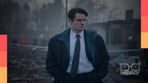 Cena da série policial O Atentado ao Voo Pan Am 103 da Netflix, baseada em acontecimentos reais