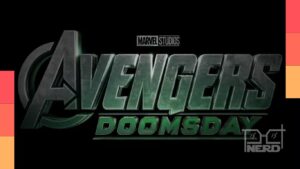 Cartaz de Vingadores: Doutor Destino com referência à San Diego Comic-Con 2026 e indicação de trailer no Hall H