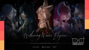Arte representando Wuthering Waves: Elysium, indicando que o jogo vai ganhar anime pela Kuro Games com a marca Kuro Onroad