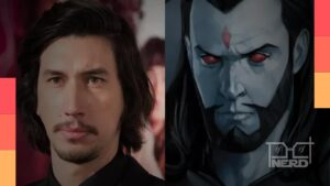 Ilustração e contexto de rumores ligando Adam Driver ao personagem Senhor Sinistro em X-Men