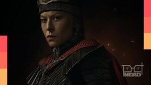 Rhaenyra Targaryen aparece com armadura completa, pronta para a batalha final em A Casa do Dragão