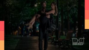 Lili Reinhart e Tom Bateman em cena do trailer de A Hipótese do Amor
