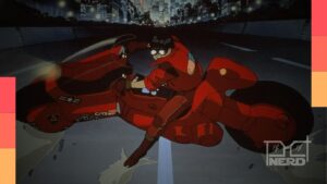 Cartaz de Akira, anime clássico, com destaque para a remasterização em 4K e volta aos cinemas no Brasil em 2026