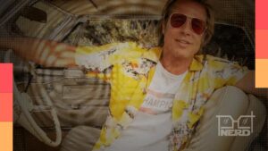 Brad Pitt como Cliff Booth em cena de As Aventuras de Cliff Booth, com novo título e primeiro trailer
