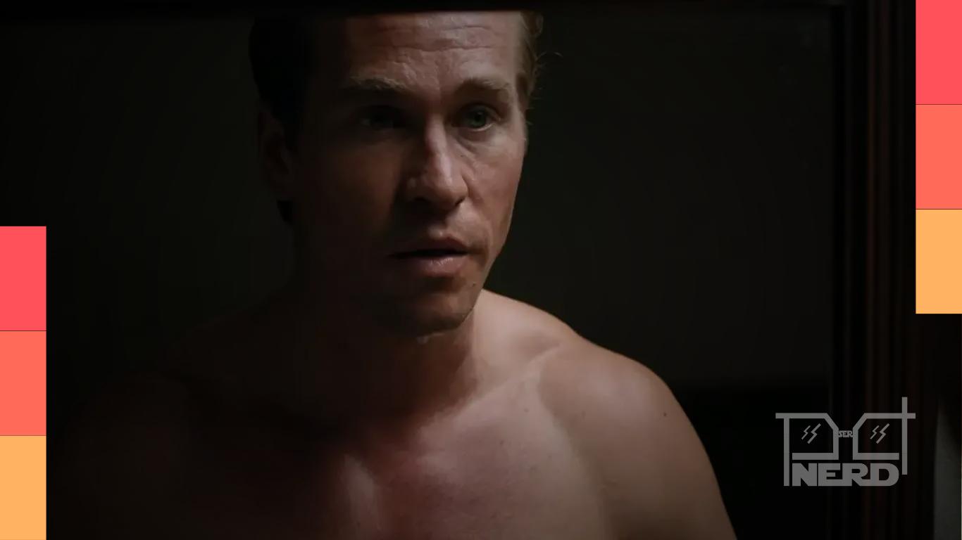 Cenário do filme As Deep as the Grave com personagem do Padre Fintan (recriação por IA de Val Kilmer)