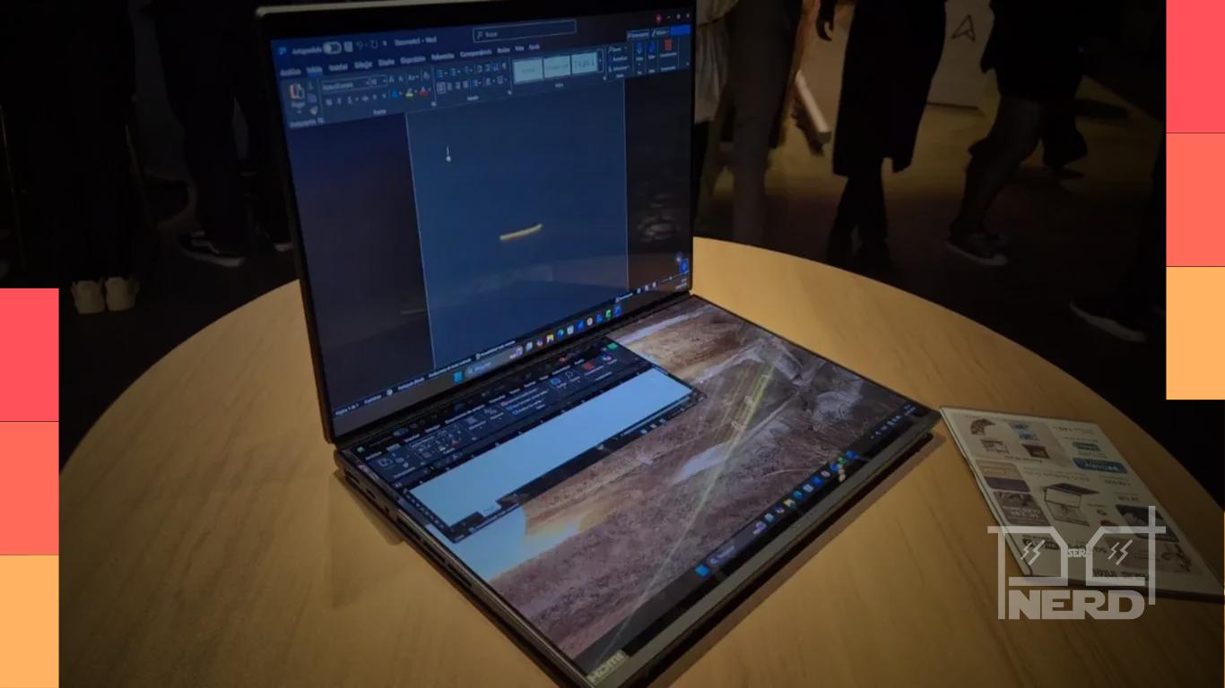 ASUS Zenbook DUO com duas telas OLED e processador Intel Core Ultra X9 custando cerca de R$ 29.999 no Brasil