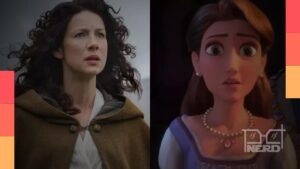 Caitriona Balfe como Rainha Arianna no live-action de Enrolados