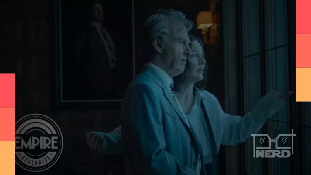 Tom Cruise ao lado de Sandra Hüller em cena do filme Digger, novo trabalho de Alejandro G. Iñárritu