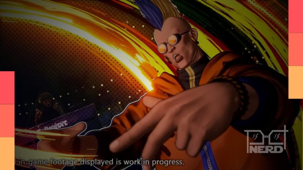 Duck King em Fatal Fury: City of the Wolves com destaque para o curta animado de Masami Obari