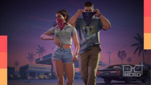 Imagem promocional de GTA 6: An Extended Look com referência ao anúncio na Netflix