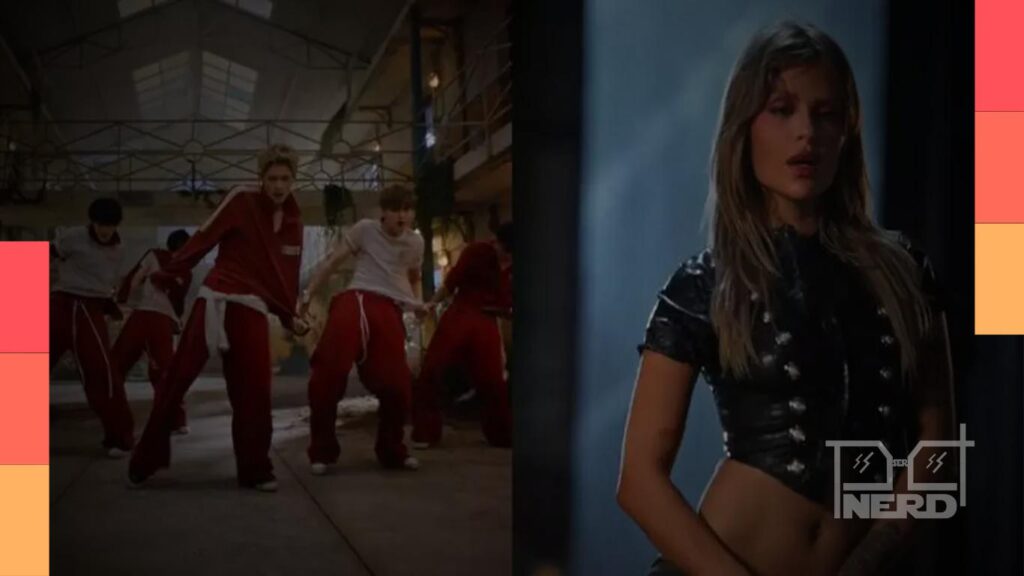 ENHYPEN e Luísa Sonza anunciando feat na versão em inglês de “Bloody Paradise”
