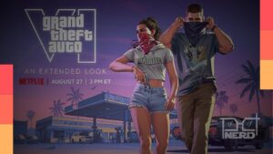 Imagem ilustrativa de Grand Theft Auto 6 com destaque para a prévia estendida de 27 minutos e gameplay capturado no PS5