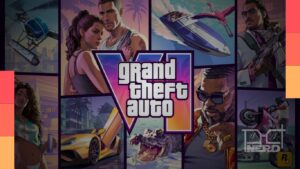 Imagem ilustrativa do novo trailer de GTA 6 com gameplay em Vice City, destacando Lucia e Jason