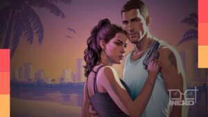 Montagem com elementos de GTA 6 e destaques dos vazamentos até o momento
