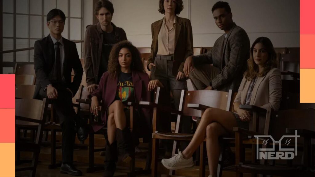 Marjorie Estiano em cena de Habeas Corpus, série jurídica da Netflix Brasil, com pôster e imagens promocionais