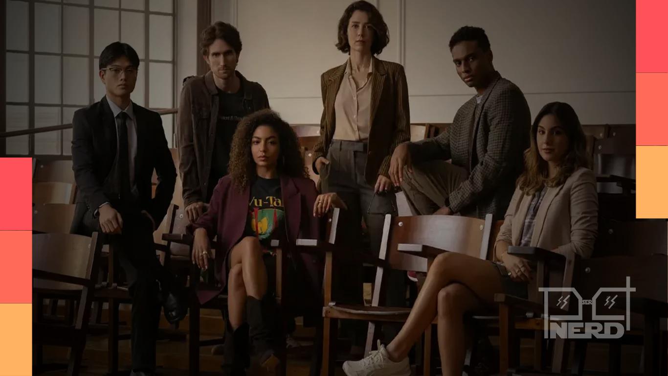 Marjorie Estiano e Any Gabrielly em destaque no pôster da série Netflix Habeas Corpus