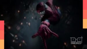 Ilustração conceitual do Homem-Aranha em confronto com Doutor Octopus no projeto descartado do filme com Sexteto Sinistro