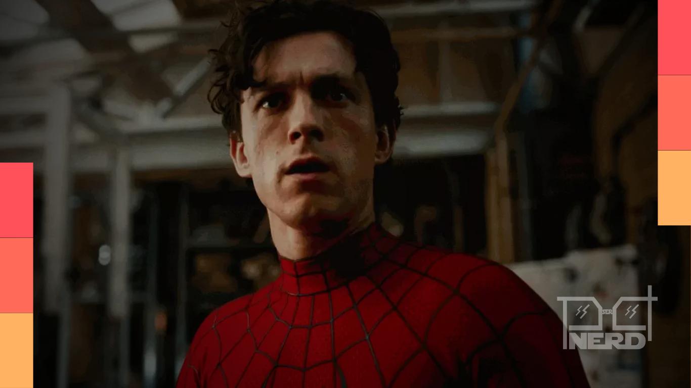 Cena promocional de Homem-Aranha: Um Novo Dia com o destaque de bilheteria passando de US$1 bilhão