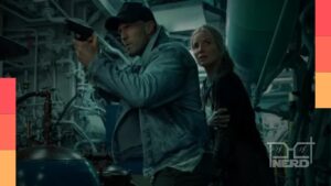 Ilustração do Prime Video e do filme Código: Vingança com Jason Statham ao fundo