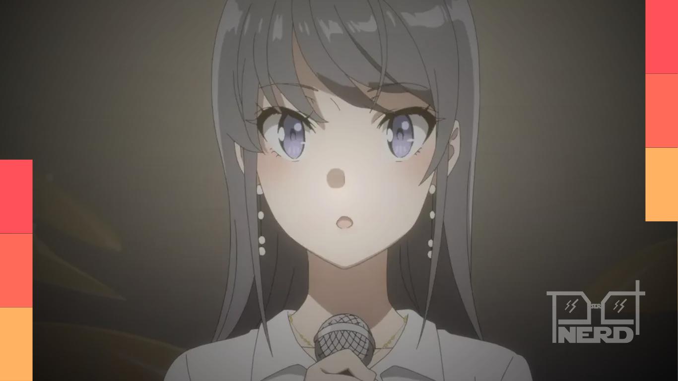 Visual do filme Rascal Does Not Dream of a Dear Friend com destaque para Miori Mitō após divulgação da Kadokawa