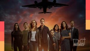 Imagem temática do anúncio de Arrivals, novo spin-off de Manifest, conectando o Voo 828 ao dia 28 de agosto