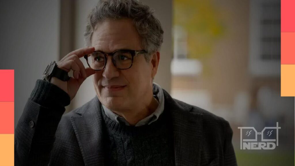 Mark Ruffalo em foto de divulgação e destaque para alerta sobre fusão Warner Paramount ligado à Oracle