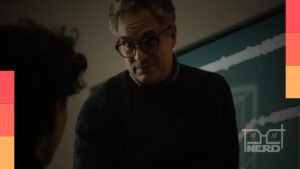 Mark Ruffalo durante participação pública, com foco na polêmica envolvendo acusação de antissemitismo e família Ellison