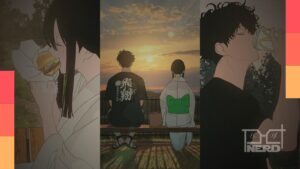 Minissérie em anime no Instagram do McDonald’s Japão promovendo o sanduíche Samurai com encontro romântico de verão