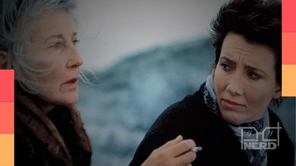 Phyllida Law ao lado de Emma Thompson em imagem de divulgação