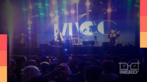 MUCC se apresentando no palco do Anime Friends 2026 durante o show histórico